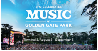 旧金山国际机场将金门公园音乐场景带到3号航站楼